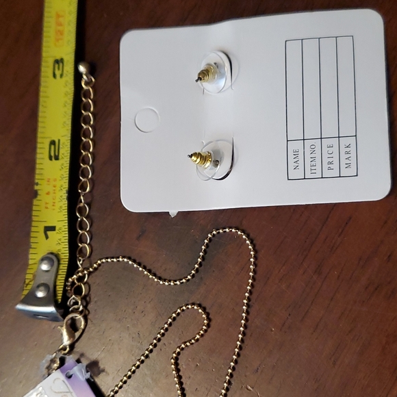 Earring & necklace Radiant set - Picture 9 of 10